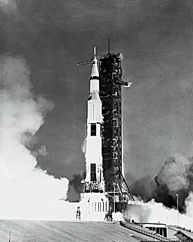 宇宙飞船,起飞,发射,阿波罗11号,肯尼迪航天中心,佛罗里达,美国