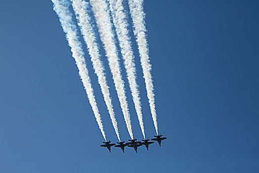 美国空军蓝天使飞行表演