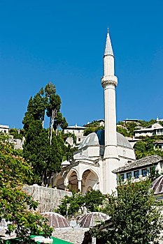 清真寺,市区,波斯尼亚,黑塞哥维那