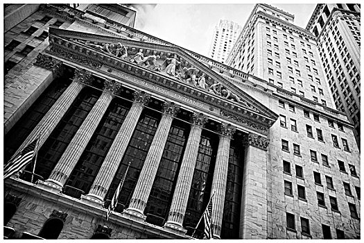华尔街,证券交易所,金融区,纽约