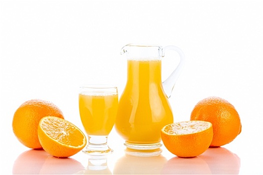 橙汁,水罐,橘子