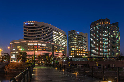 日本横滨城市风光