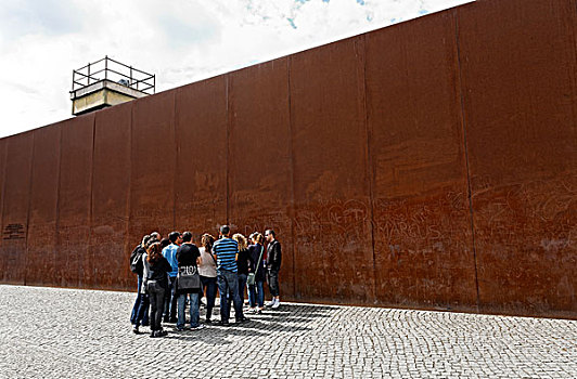 多,站立,高,钢铁,墙壁,柏林,纪念,路,区域,德国,欧洲