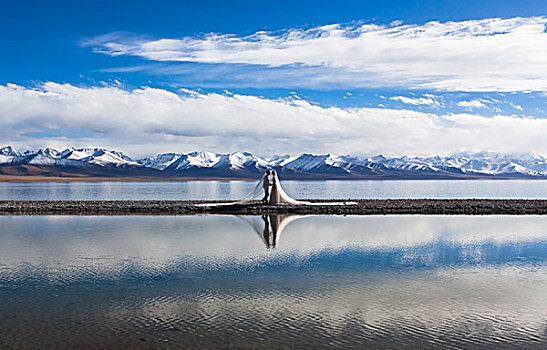 西藏圣湖納木錯湖