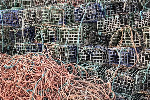 渔网,捕虾器,阿尔加维,葡萄牙