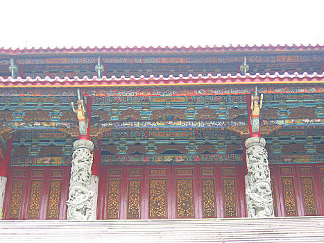 沙县淘金山寺院