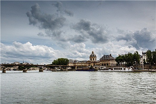 艺术桥,桥,法国,巴黎