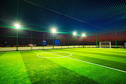 足球场,球场,体育,运动,笼式足球,绿茵场,草地,灯光