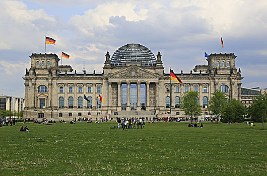 德国国会大厦,建筑,西部,政府,地区,柏林,德国,欧洲