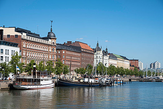 船,北方,港口,赫尔辛基,芬兰,欧洲