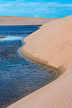 沙丘,泻湖,国家公园,巴西,大幅,尺寸