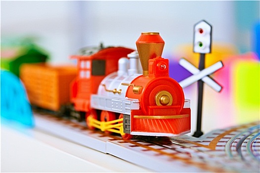 玩具,微型,列车,铁路