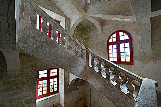 法国,楼梯,圣皮埃尔,教堂