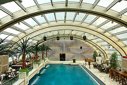 酒店室内游泳池