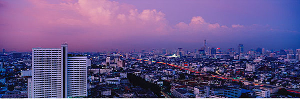 天际线,曼谷,泰国