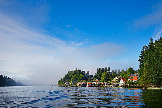渔村,温哥华岛,不列颠哥伦比亚省,加拿大