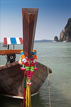 传统,船,泰国