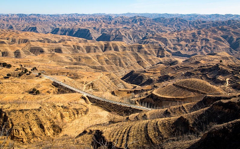 黄土高原地貌景观名称图片