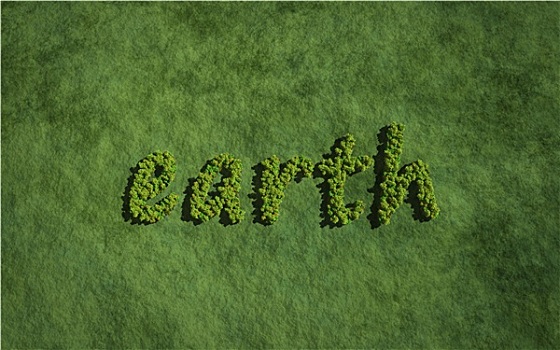 地球,创作,树,草,背景