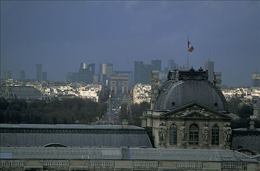 巴黎,卢浮宫,拱形,后面