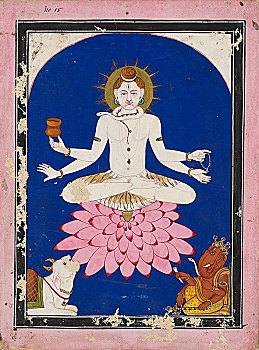 湿婆神,19世纪,艺术家,未知