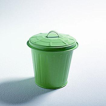 绿色,垃圾桶