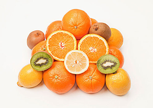 水果,橘子,柠檬,猕猴桃