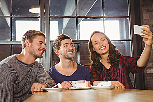 微笑,朋友,咖啡,咖啡馆