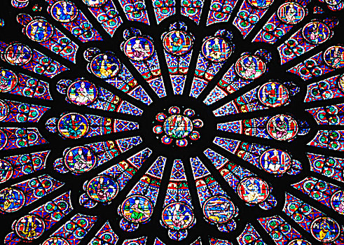 圆花窗,圣母大教堂