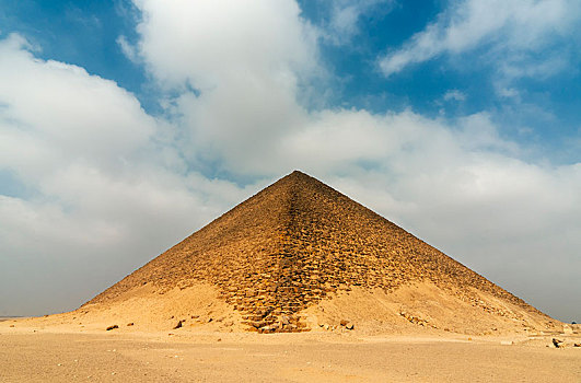 红色,金字塔,北方,墓地,埃及,非洲