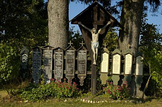 十字架,死亡,下巴伐利亚,德国