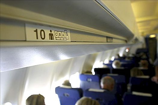 后视图,乘客,飞机