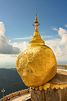 吉桃,吉谛瑜佛塔,金岩石佛塔,孟邦,缅甸