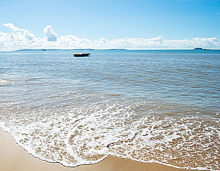 海滩,海洋,白天,放松,风景