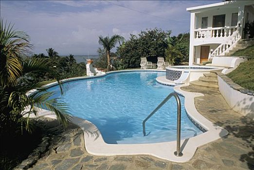 多米尼加共和国,萨玛纳,酒店,游泳池