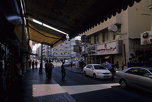 阿联酋,迪拜,露天市场,街景
