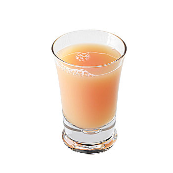 一杯葡萄柚汁