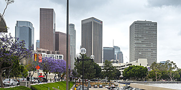 洛杉矶,市中心天际线