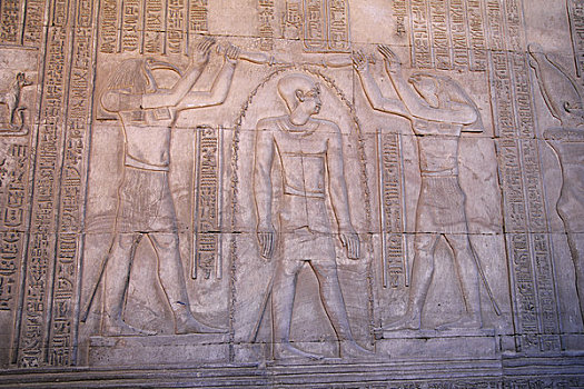 埃及,尼罗河,康翁波神庙,场景,霍鲁斯