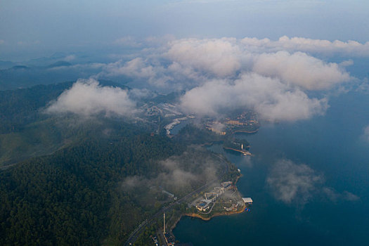 航拍千岛湖风景