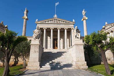 雅典学院高清图原图图片
