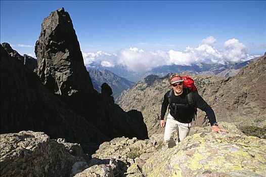 登山者,科西嘉岛