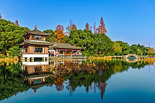 杭州西湖秋景