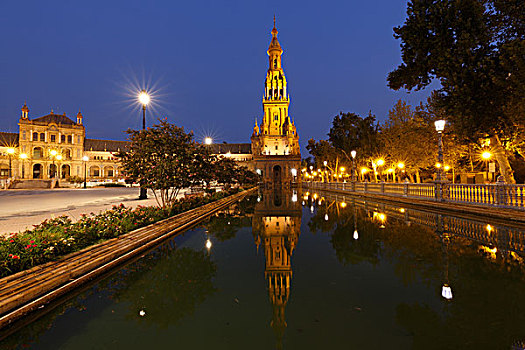 塞维利亚西班牙广场