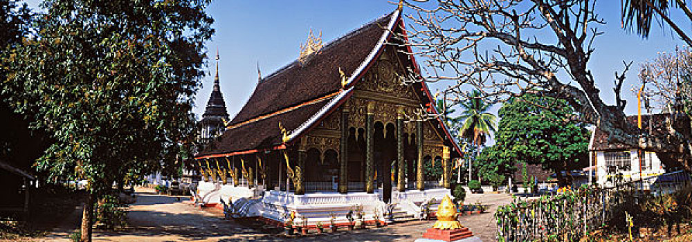 寺院,庙宇,琅勃拉邦,老挝,印度支那,亚洲