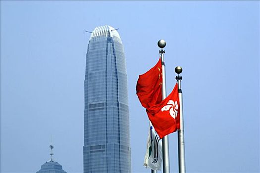 旗帜,正面,香港