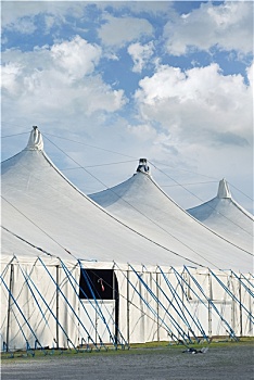 马戏团,帐篷,积云