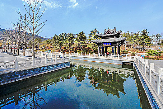 古代建筑,皇家園林,晉祠景觀