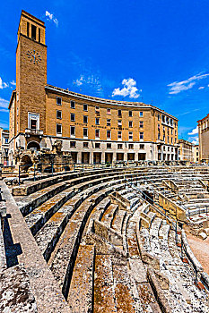 罗马,圆形剧场,广场,普利亚区,意大利