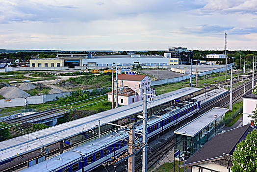 火车站,武器,制造业,总部,后面,多瑙河,下奥地利州,奥地利